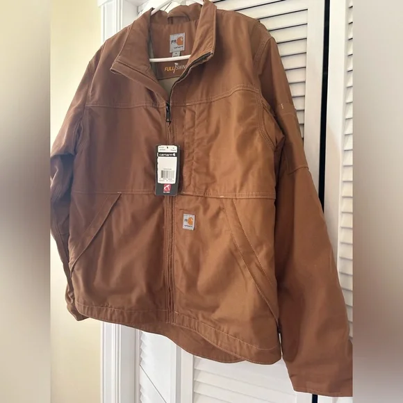 Carhartt Men's Flame Resistant Full Swing Quick Duck Lined Jacket. NEW with tags - Picture 3 of 5